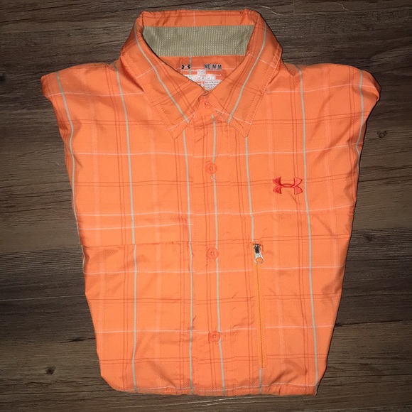 Under Armour Other - 🔥NEW🔥NWOT Orange heat gear shirt